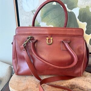 Vintage Etienne Aigner Brown  Bag real Leather